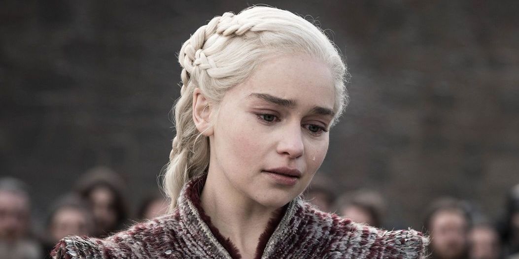 Emilia Clarke as Daenerys Targaryen on Game of Thrones