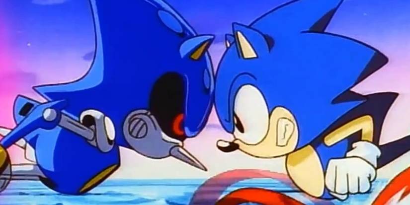 Faces Soniques Metal Sonic in Sonic The Hedgehog (OVA). 