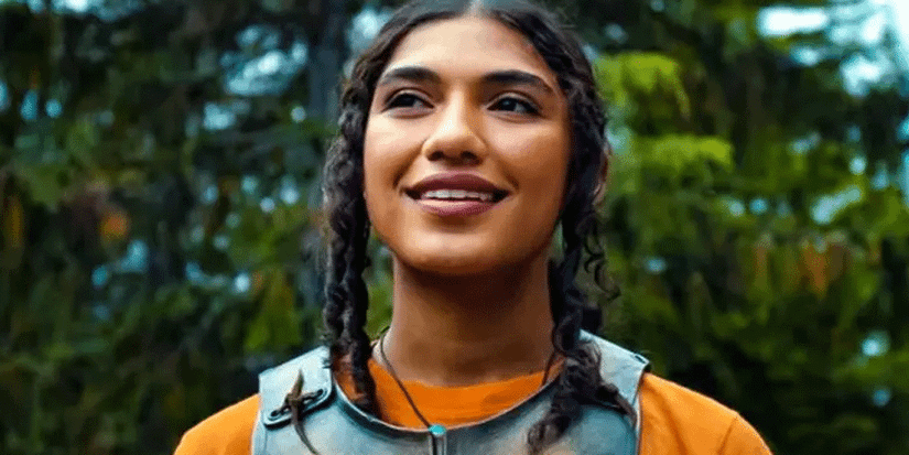 Clarisse smiles in Percy Jackson and The Olympians