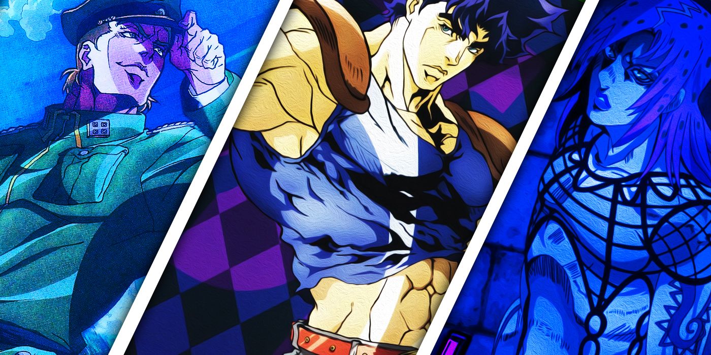 Rudol von Stroheim, Jonathan Joestar and Diavolo from JoJo's Bizarre Adventure