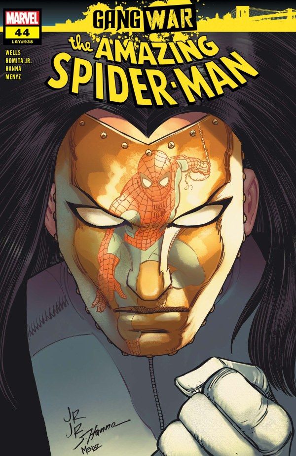 Capa incrível do Homem-Aranha #44.