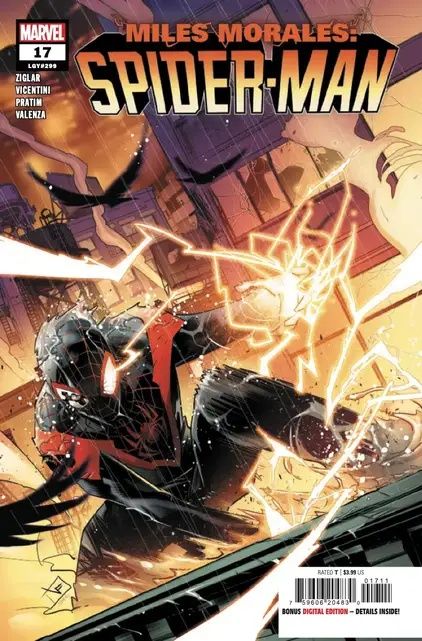 Miles Morales: capa do Homem-Aranha #17.