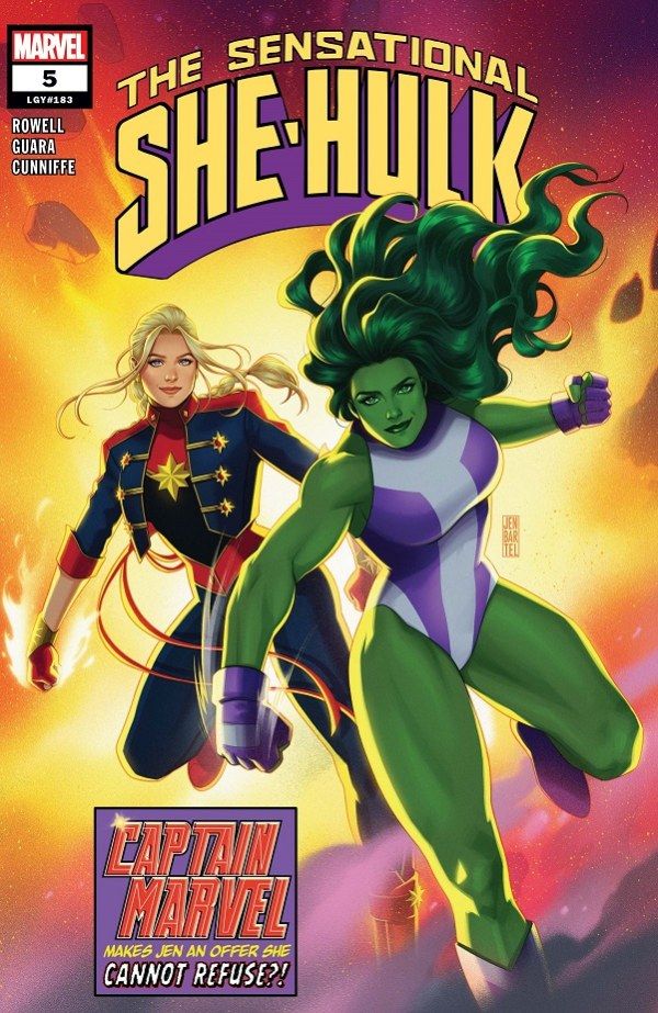 A sensacional capa da She-Hulk #5.