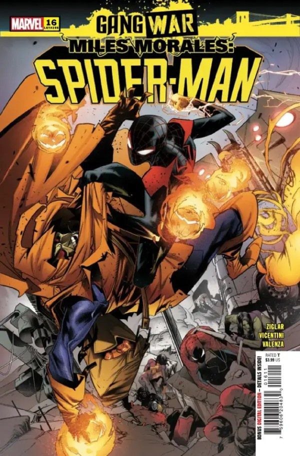 Miles Morales: capa do Homem-Aranha #16.