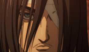 Eren Yeager pretending to be Kruger in Attack on Titan