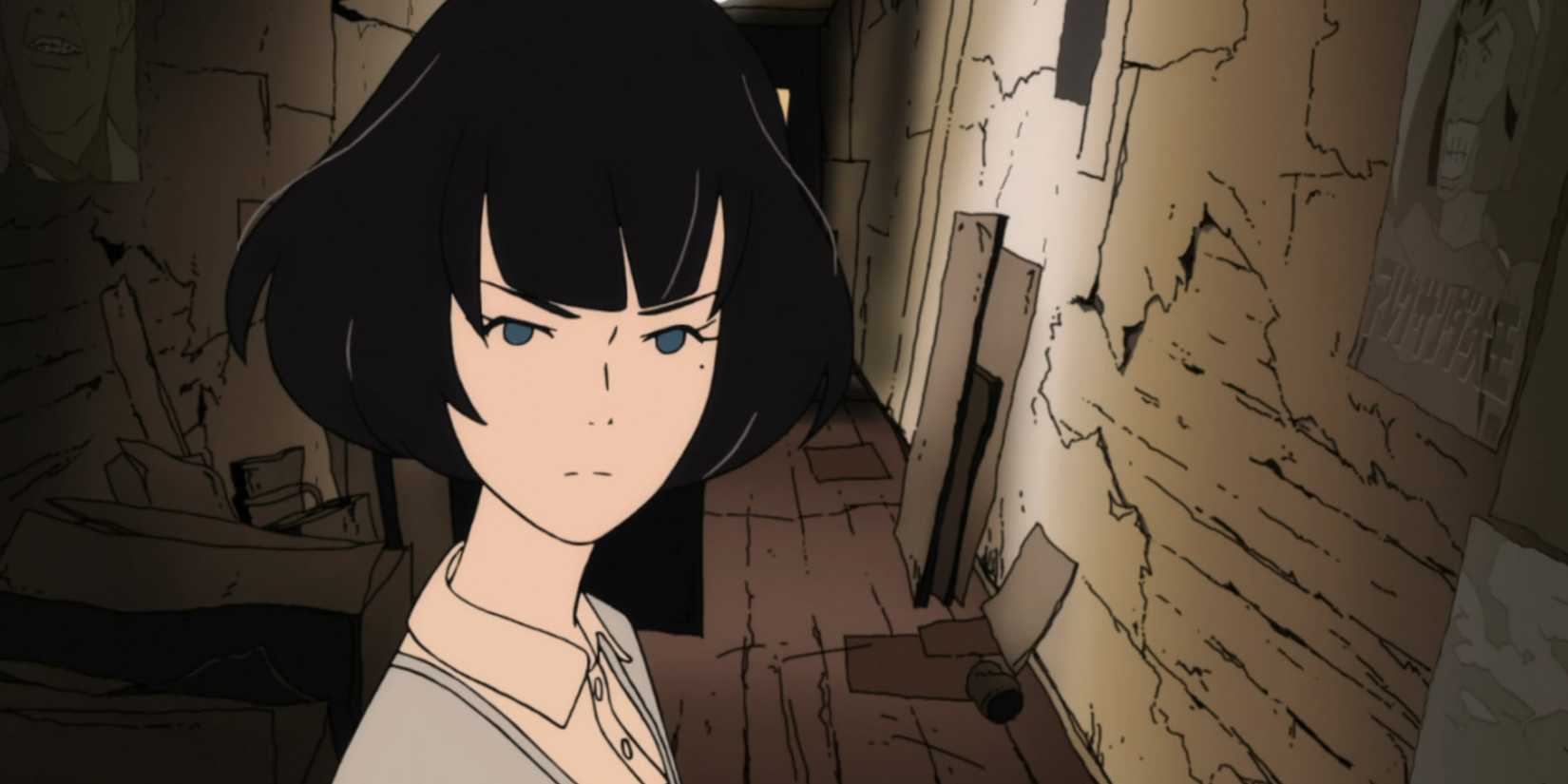 Akashi looks angry in the Tatami galaxy.