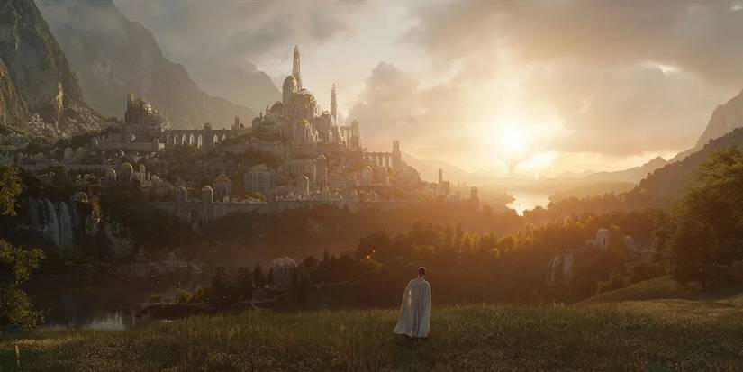 An elf in Valinor of the Lord of the Rings: the rings of power