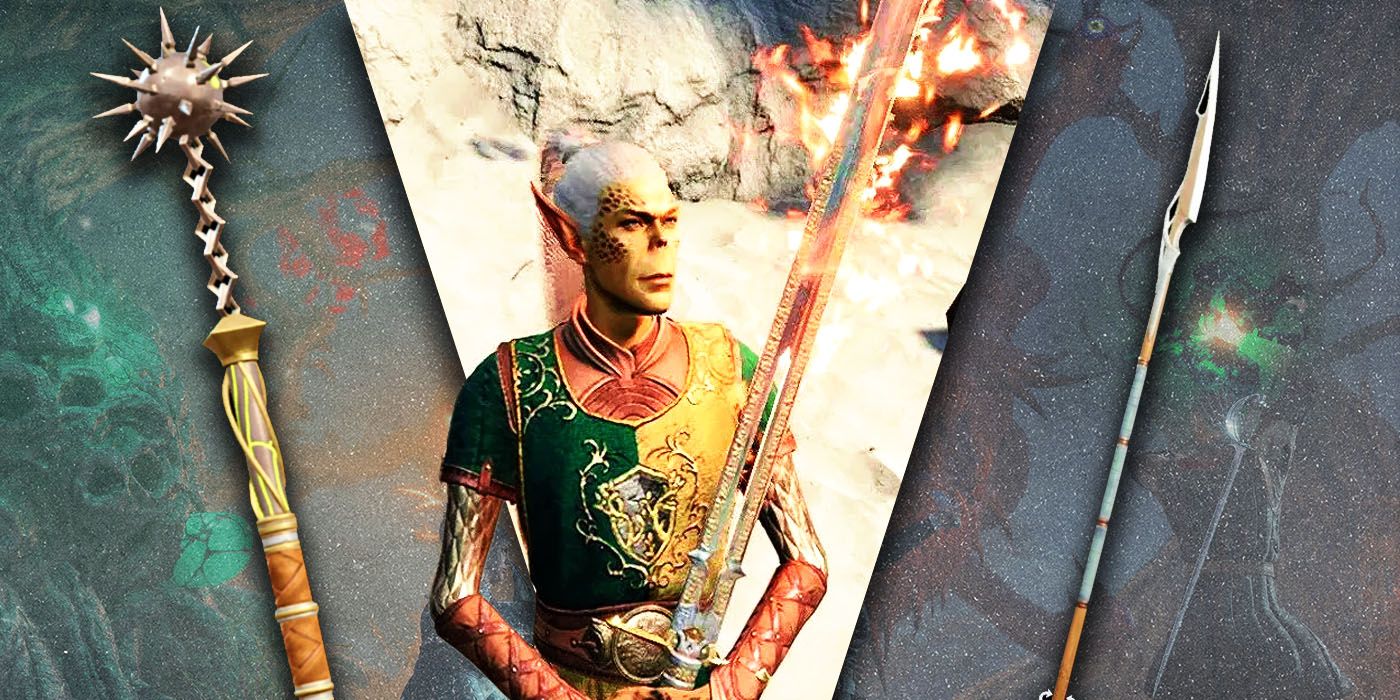 Baldur's gate 3 Corrosive Flail, Everburn Blade, and Sorrow Glaive