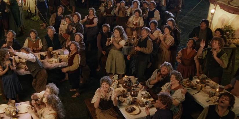 Bilbo's birthday in The Lord of the Rings: The Fellowship of the Ring