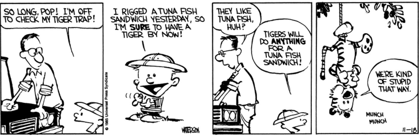 Calvin's Most Creative Inventions in Calvin and Hobbes
