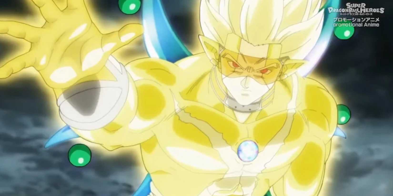 Perfect Hearts prepares an attack in Super Dragon Ball Heroes.