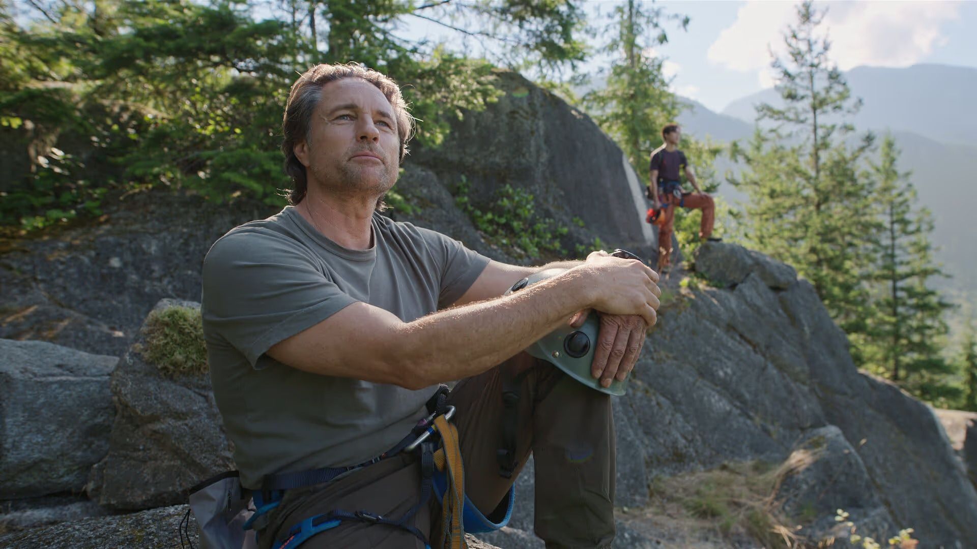 Jack finished rock climbing in Virgin River