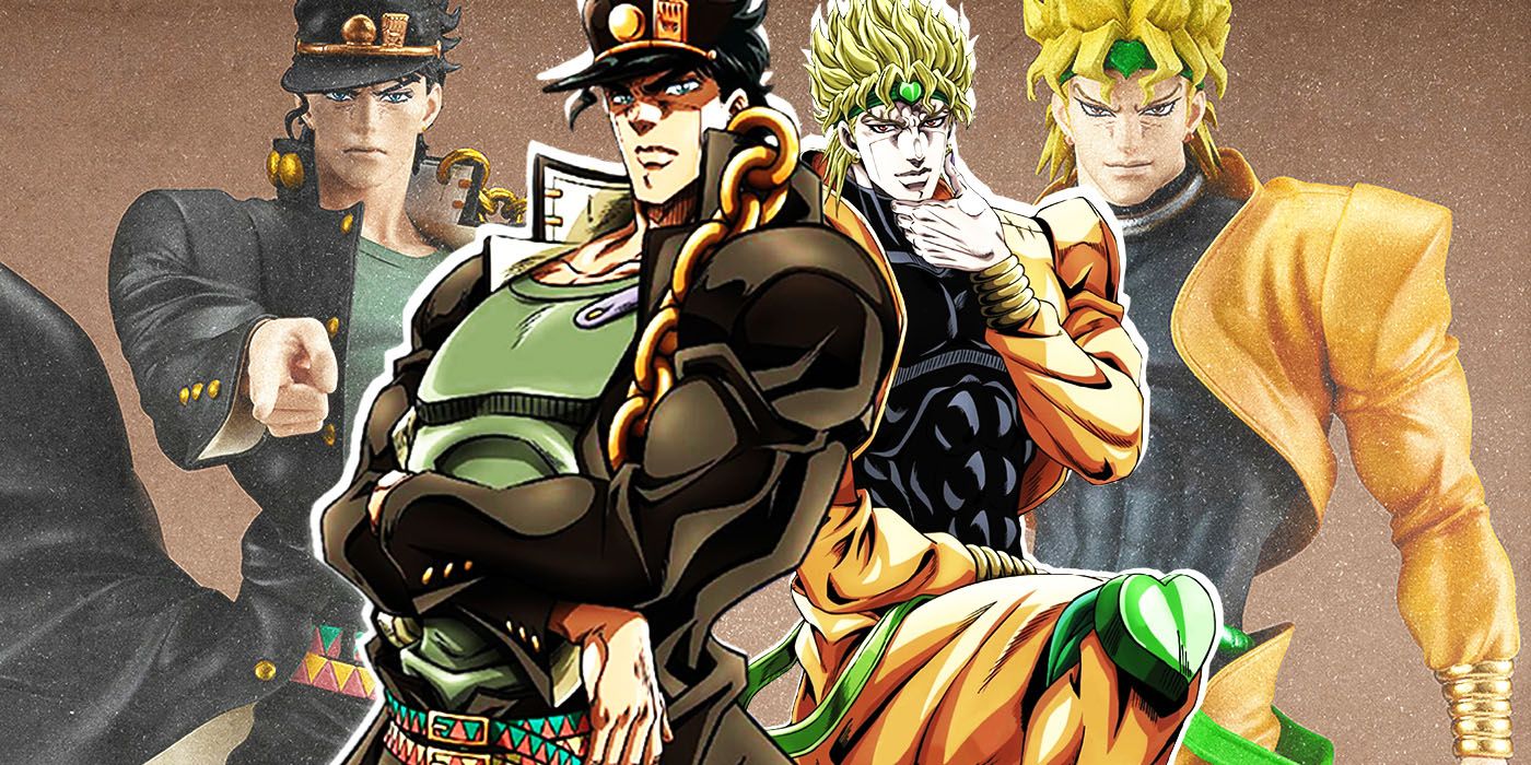 New JoJo's Bizarre Adventure Jotaro and Dio Figures Get Limited