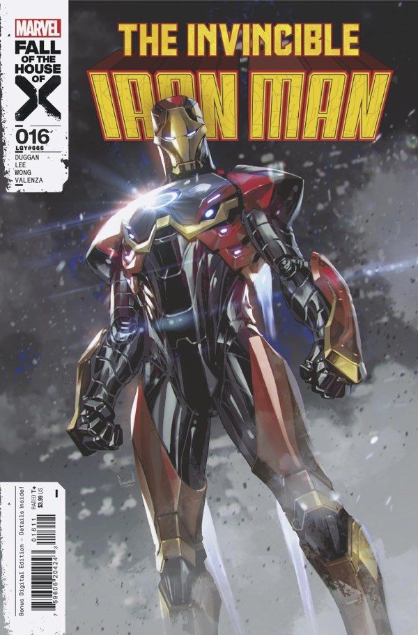 Capa de Invincible Iron Man #16.