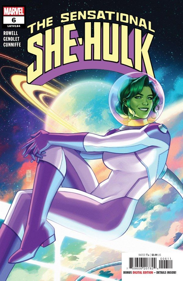 Capa de The Sensational She-Hulk #6.