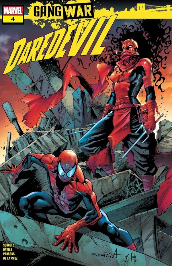 Capa de Daredevil: Gang War #4.