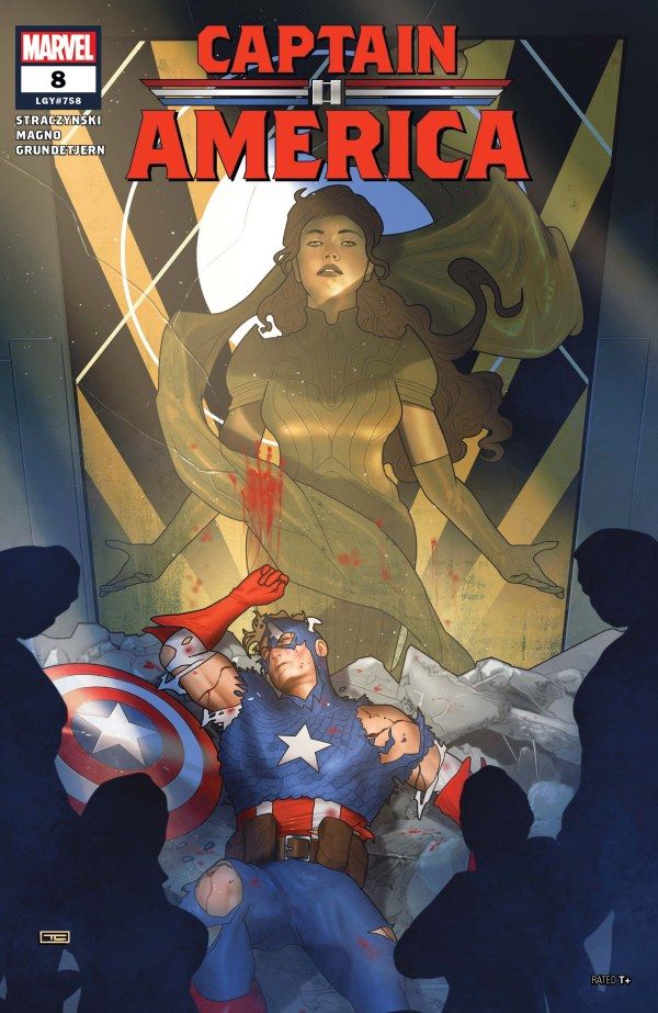 Captain America #8 cover.