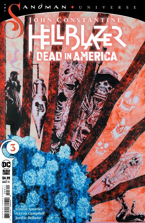 Capa de John Constantine, Hellblazer: Morto na América #3.