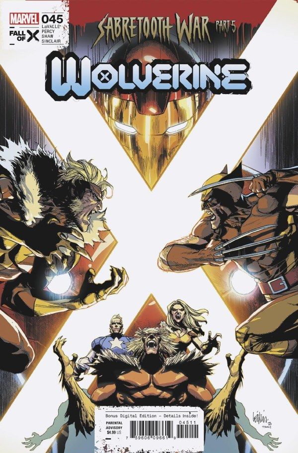 Capa de Wolverine #45.