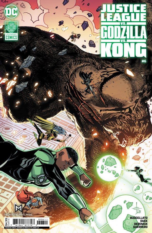 Capa de Justice League vs. Godzilla vs. Kong #6.