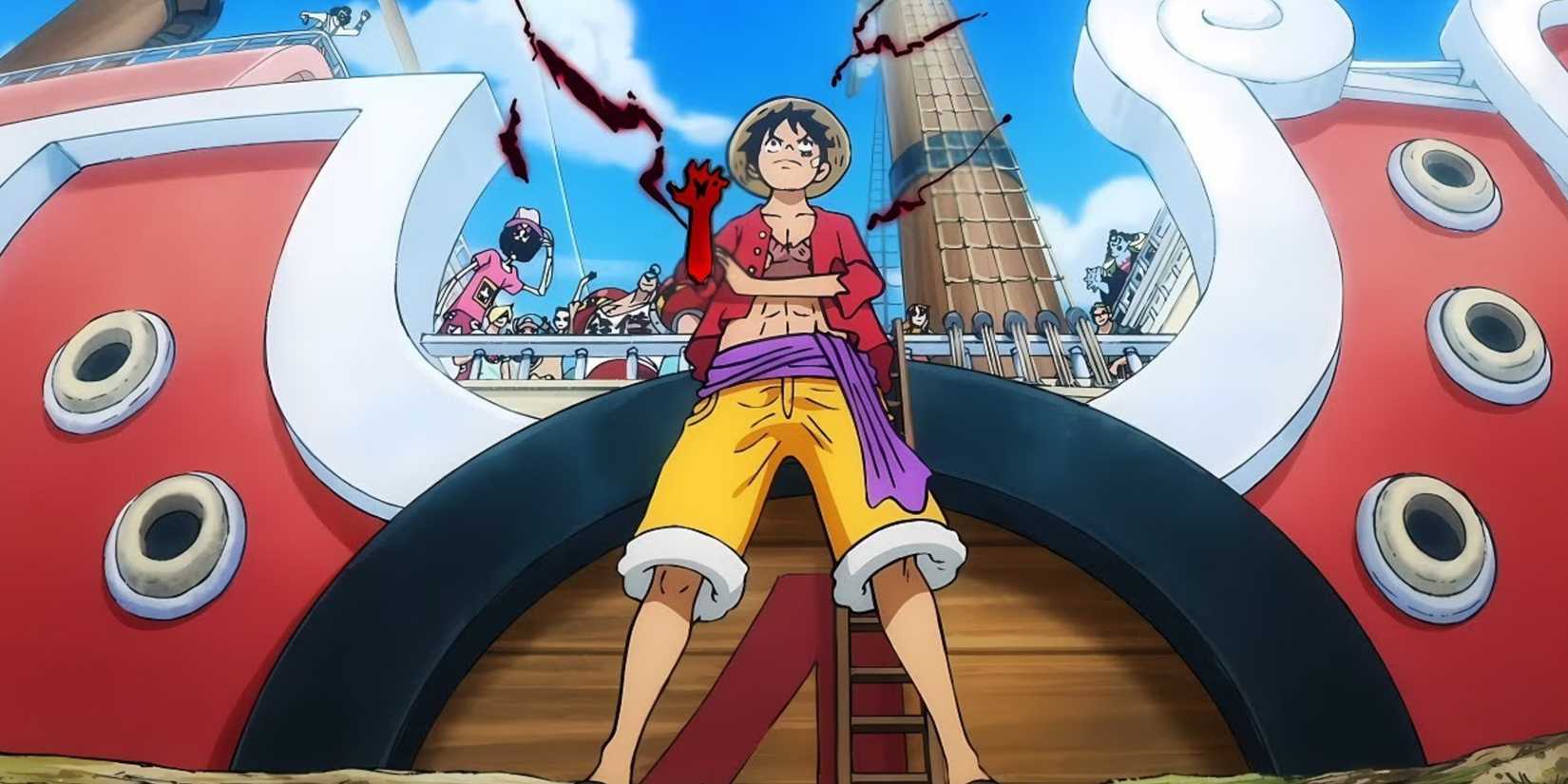 Luffy declares Wano his territory in the One Piece anime.