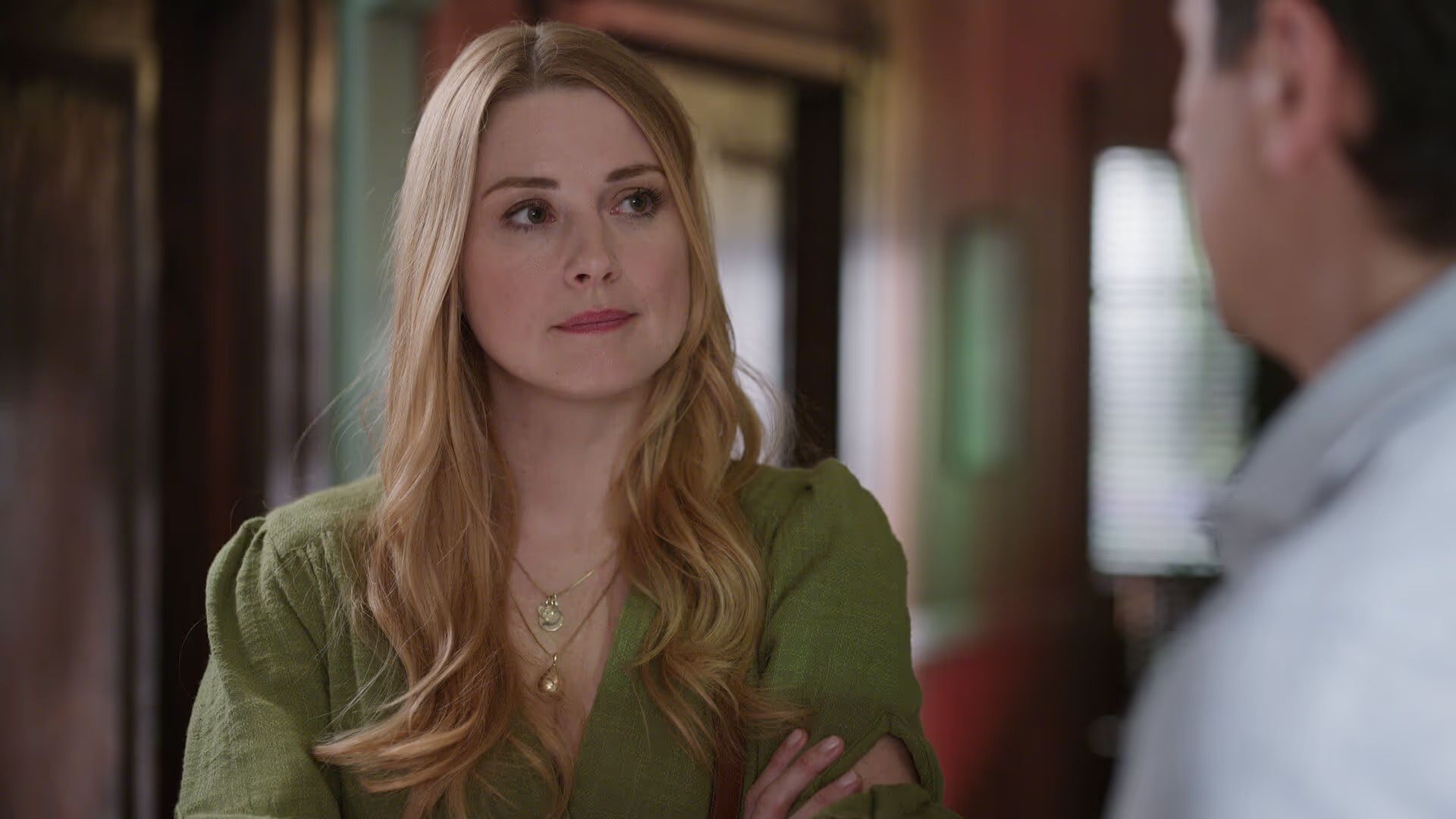 Mel looks upset in Virgin river