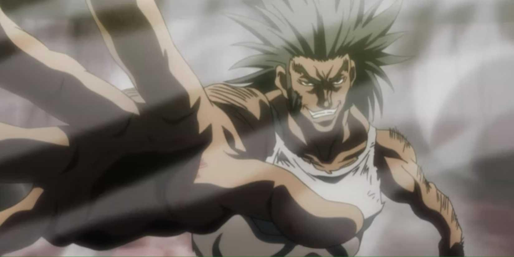 Uvogin reaches out to fight the Shadow Beasts in Hunter x Hunter