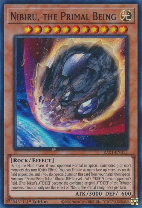 Nibiru, the Primal Being from the Yu-Gi-Oh! TCG/OCG.