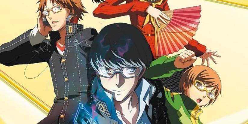 Persona 4 The animation cover presents the casting casting