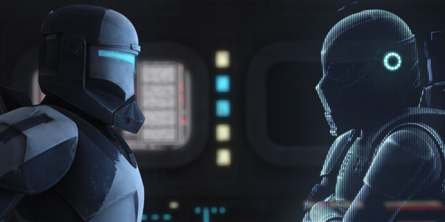 Scorch informa CX-2 via holograma; de Star Wars e Disney Plus