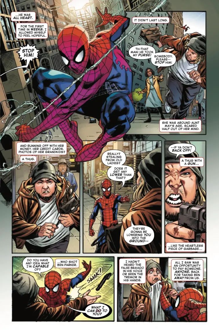 Página de prévia de Spider-Man: Shadow of the Green Goblin #1.