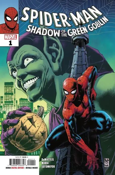 Capa de Spider-Man: Shadow of the Green Goblin #1.