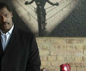 Eamonn Walker as Wallace Boden in conversation in Chicago Fire episode "Carry Me"