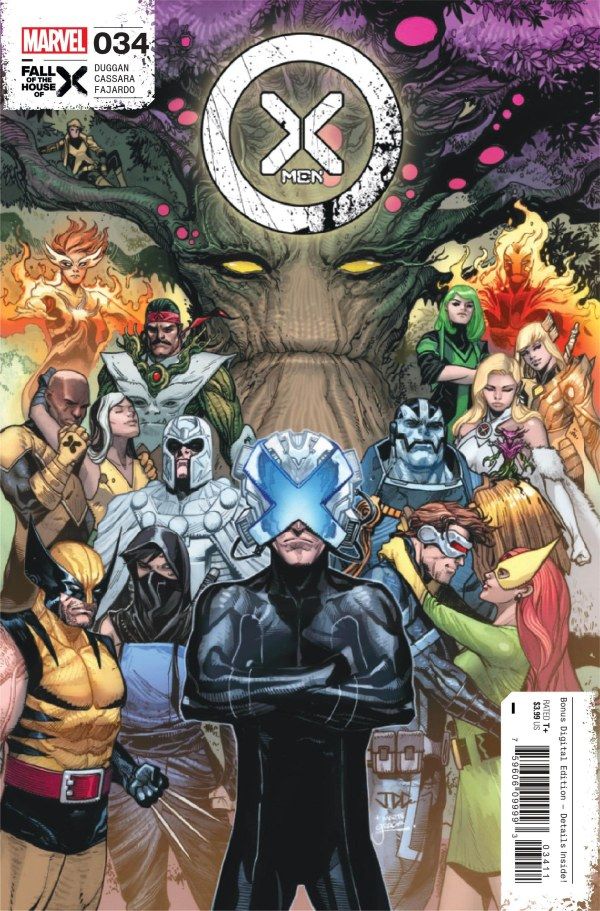 X-Men #34 cover.