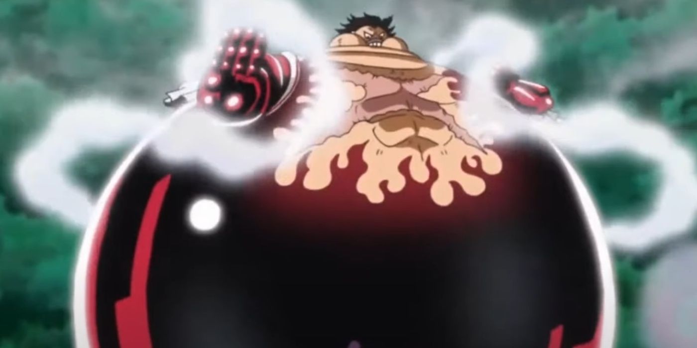 Monkey D. Luffy uses his stuffed Tank-Man version of Gear 4