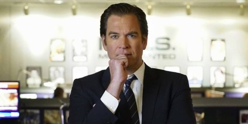 Michael Weatherly as Tony DiNozzo looks at the camera on NCIS