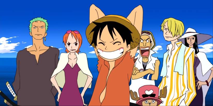 Les chapeaux de paille représentés dans One Piece : Baron Omatsuri et l'île secrète.