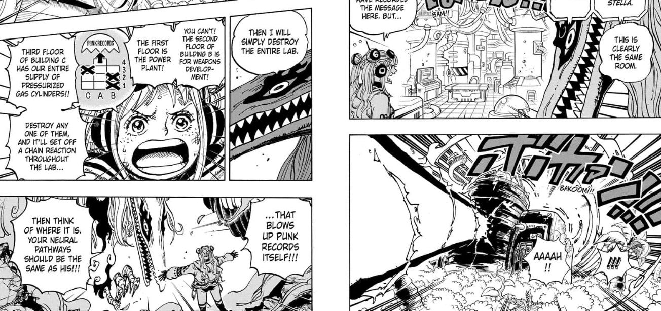 One Piece manga chapter 1112 with york and mars