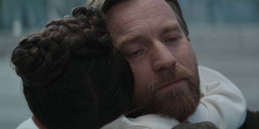 Young Leia Organa Câlins Ben Goodbye in Star Wars Obi-Wan Kenobi