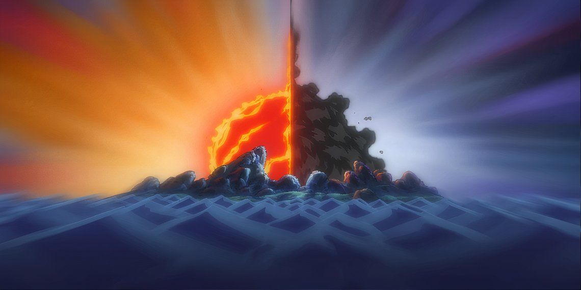 Ace and Blackbeard unleash their full Devil Fruit powers in One Piece