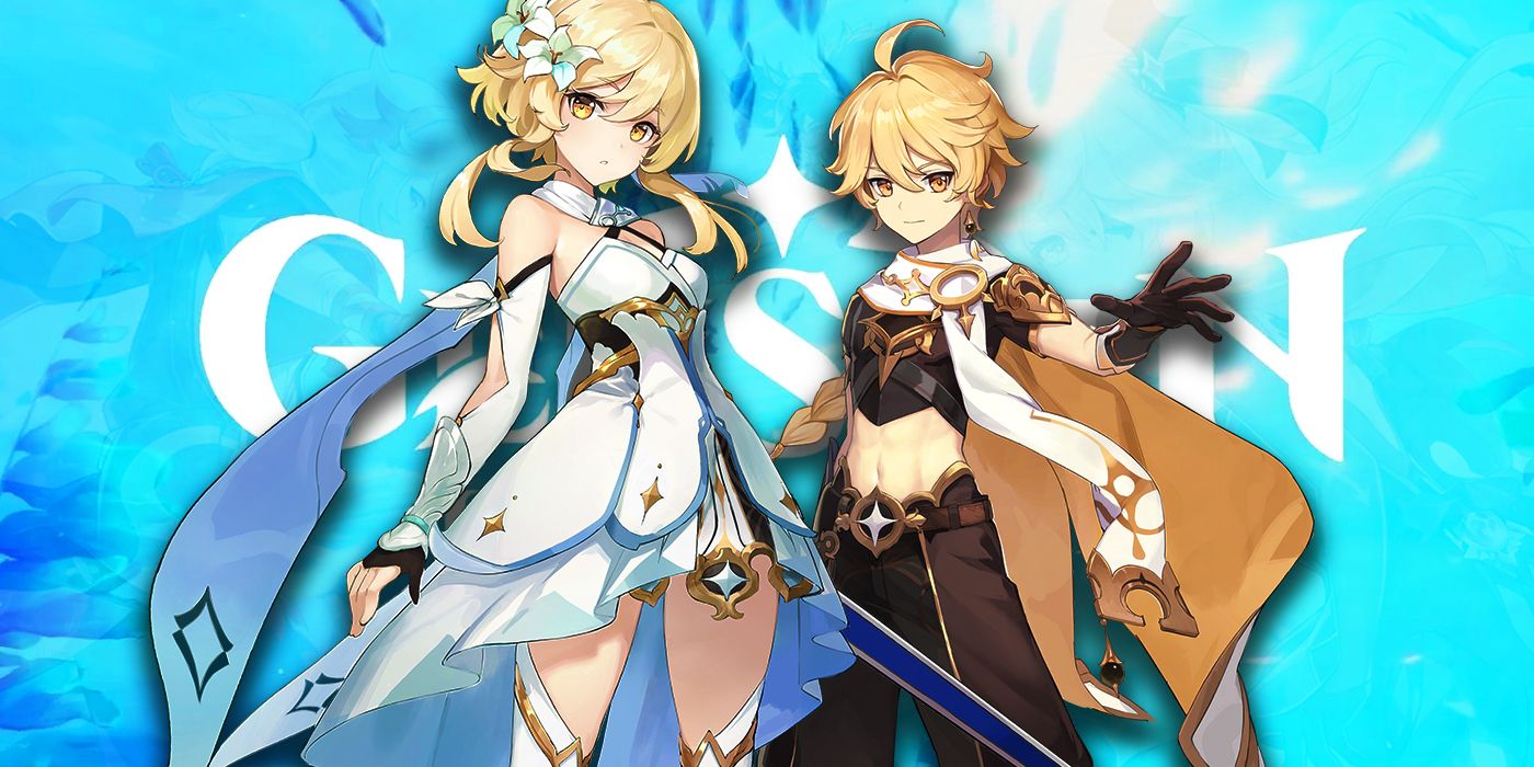 Genshin Impact's Aether and Lumine