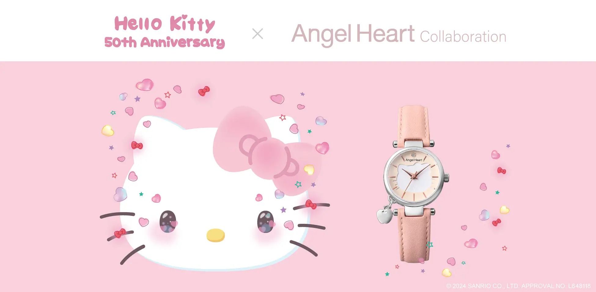 Hello Kitty Gets Sanrio x Angel Heart Watch Release for