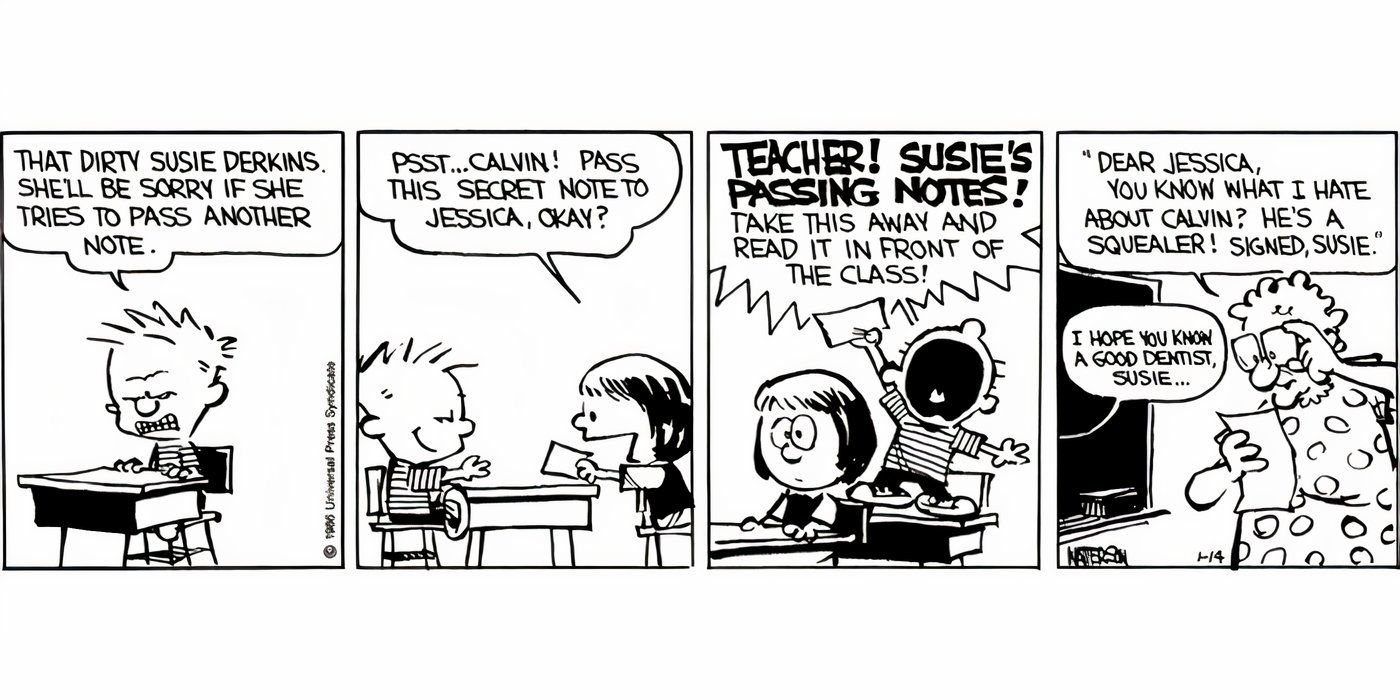 10 Best Calvin & Hobbes Comic Strips Featuring Susie