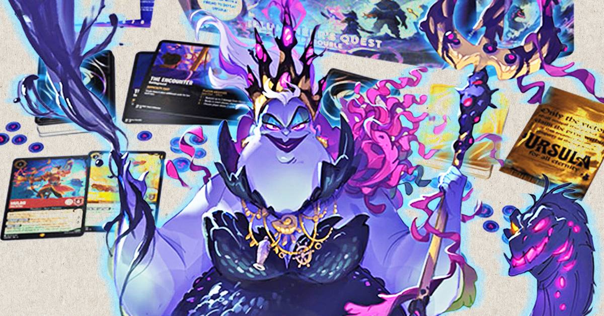 Disney Lorcana Illumineer's Quest: Deep Trouble & Ursula's Return  Illumineer's Trove Review