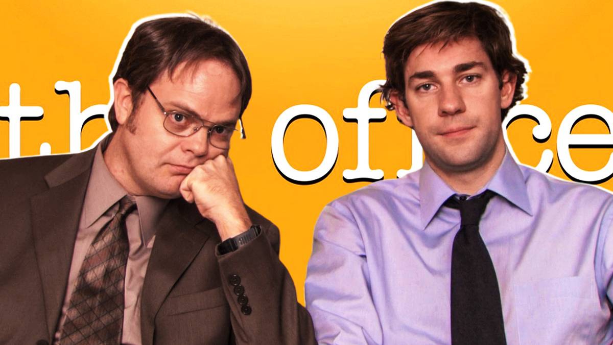 John Krasinski and Rainn Wilson Have Unplanned The Office Mini Reunion, image size:1200x675