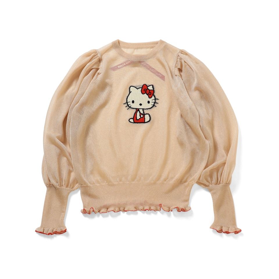 HELLO KITTY × BEAMS COUTURE / 透けるセーター Hello Kitty Releases Vintage-Inspired Beams Couture Fashion