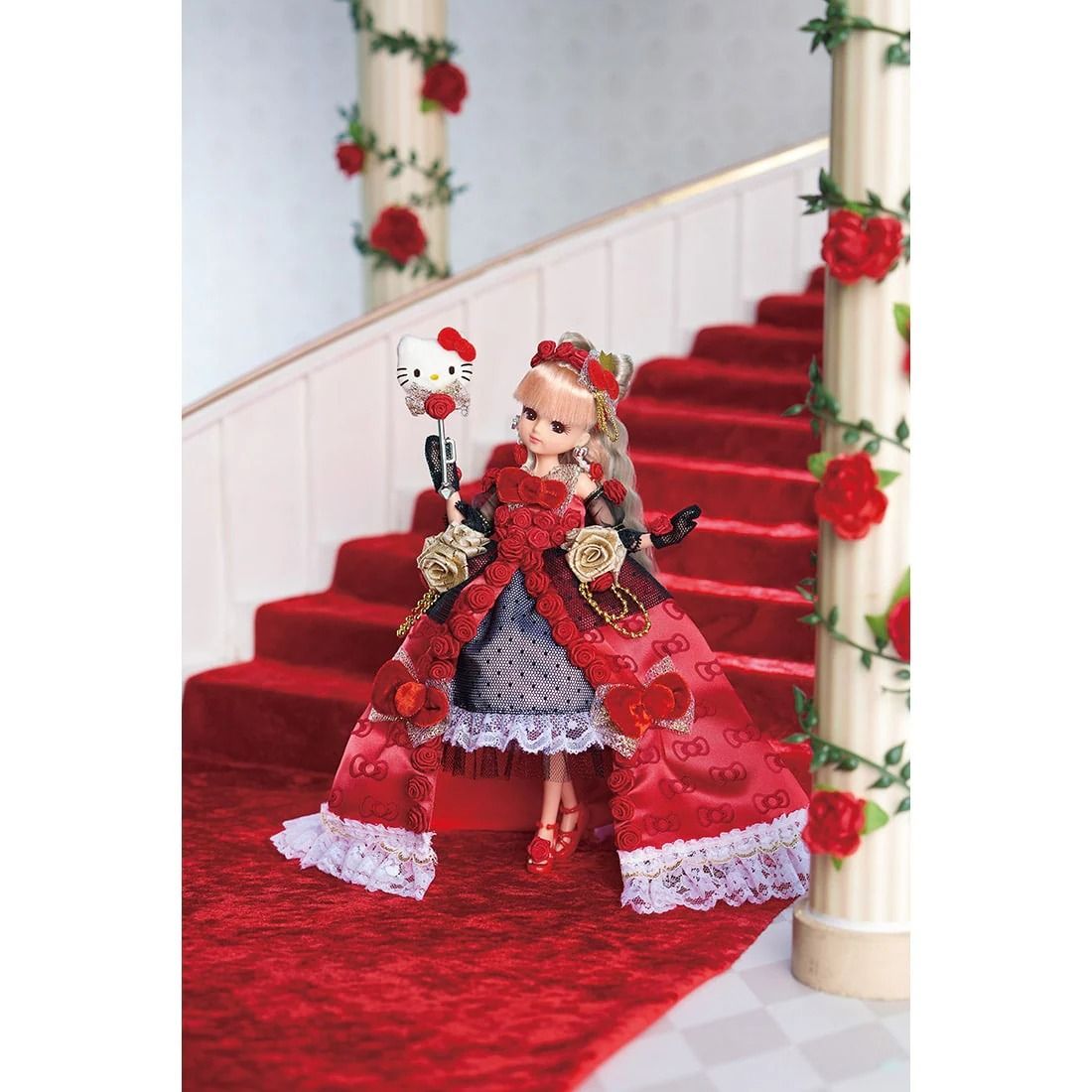 その他 Hello Kitty50Anniversary Premium LiccA TAKARA TOMY Licca-chan Doll Photogenic Licca Hello Kitty 50th