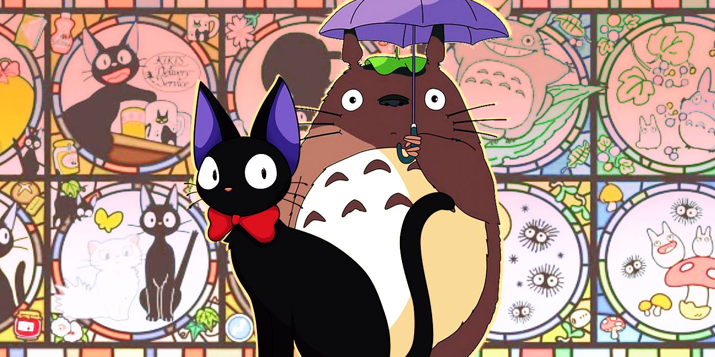 Studio Ghibli Releases Gorgeous Totoro and Kiki Stained Glass-Like