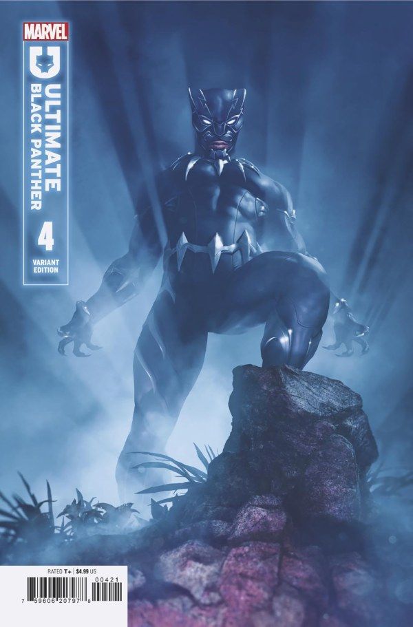 Capa de Ultimate Black Panther #4.