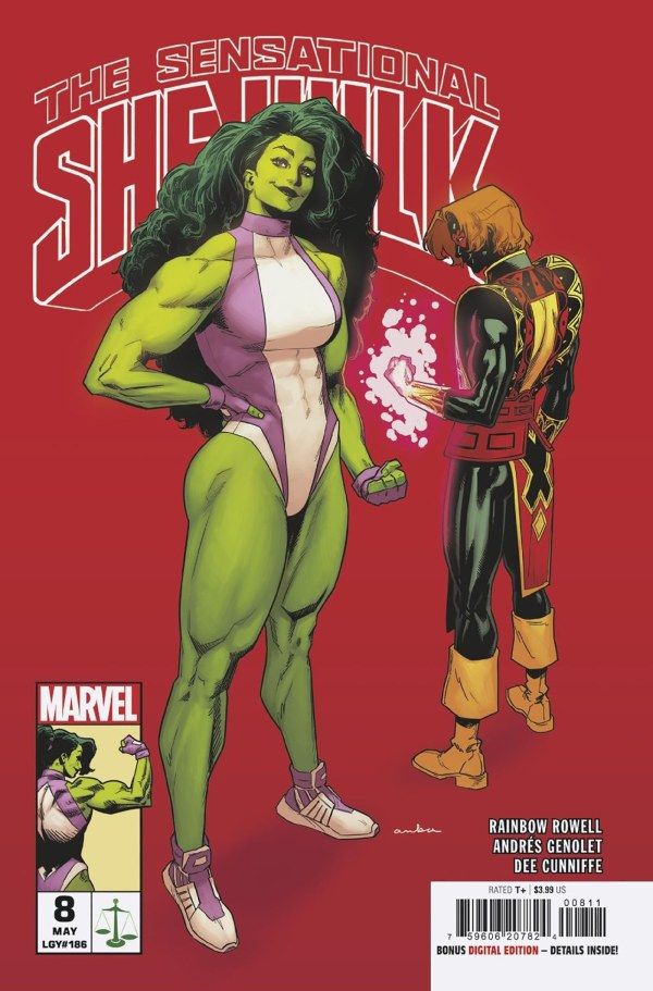 Capa de The Sensational She-Hulk #8.